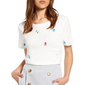 J. Crew bikinis graphic tee